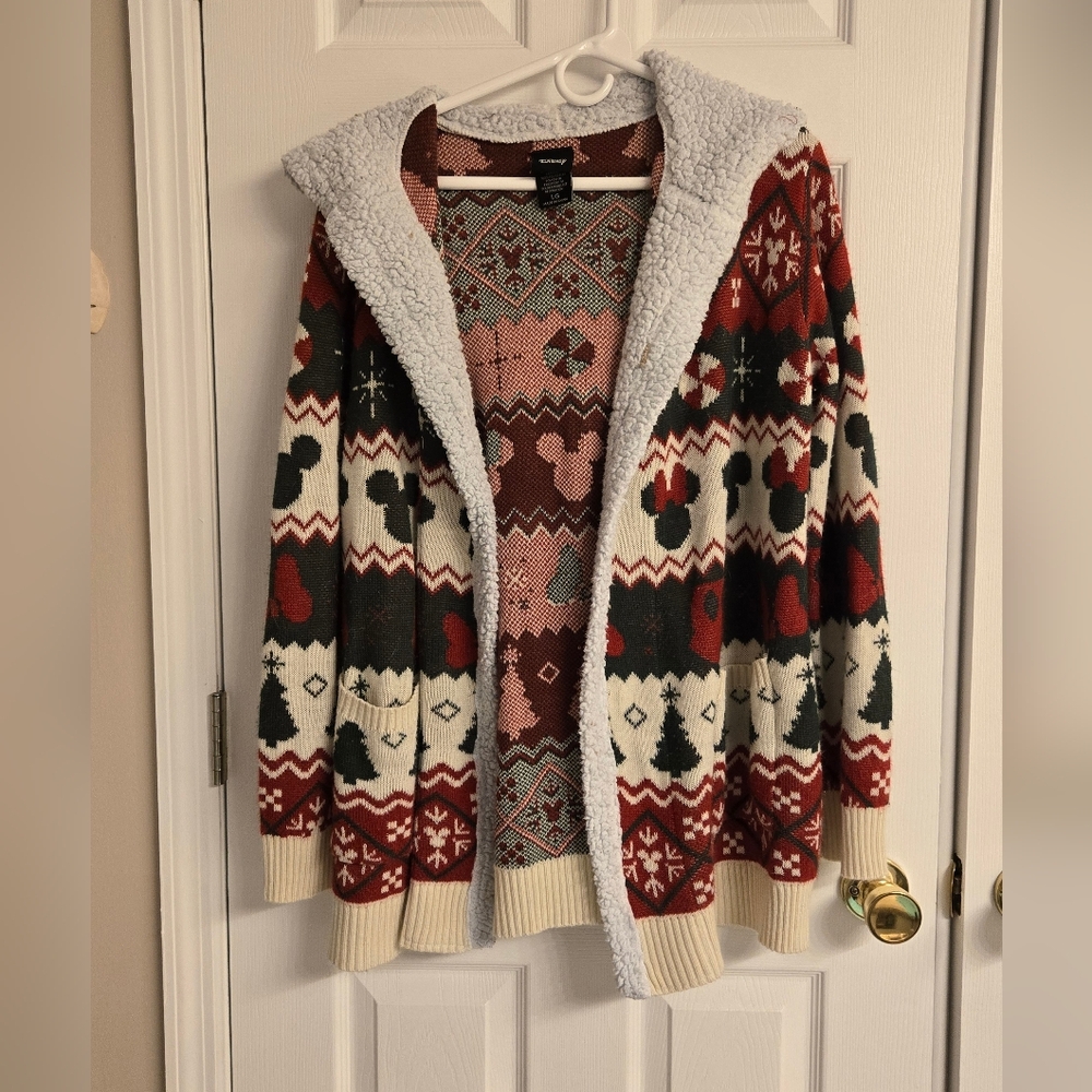 Disney Multicolor Hooded Cardigan